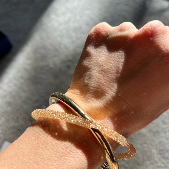 Swarovski Crystaldust Double Bangle